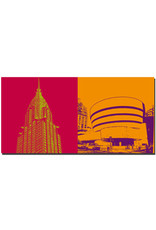 MAGNET-STORIES New York - Chrysler Building and Guggenheim Museum