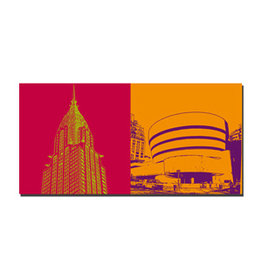 MAGNET-STORIES Picture on canvas - USA - New York - 9051