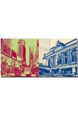 MAGNET-STORIES New York - Time Square and Grand Central Station