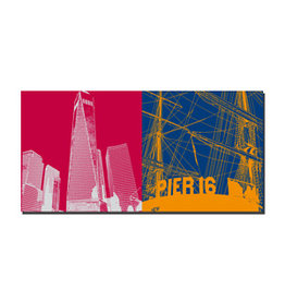 MAGNET-STORIES Picture on canvas - USA - New York - 9055