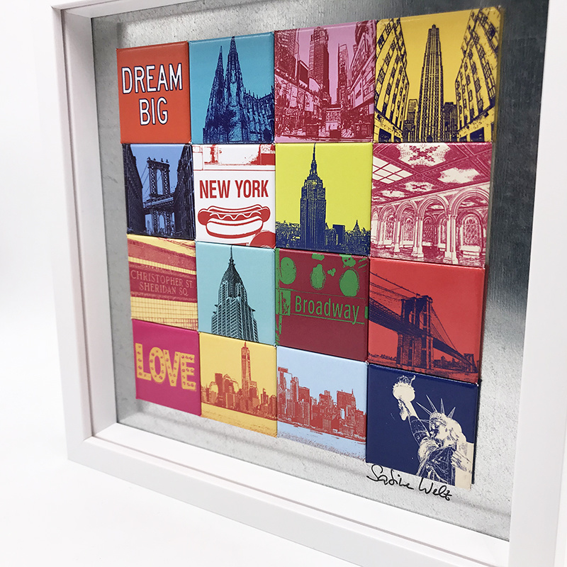 ART-DOMINO® BY SABINE WELZ New York - Collage - 16-01