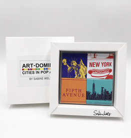 ART-DOMINO® BY SABINE WELZ Magnetset - Geschenkbox - USA - New York - 4 - 01