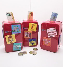 MAGNET-STORIES Tirelire réfrigérateur rétro