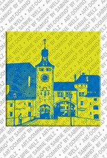 ART-DOMINO® BY SABINE WELZ Regensburg - Brückenturm und Salzstadl