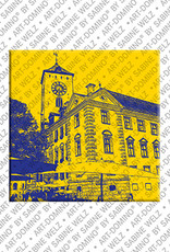 ART-DOMINO® BY SABINE WELZ Regensburg – Kohlenmarkt und Rathaus