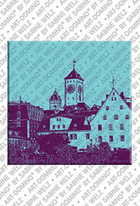 ART-DOMINO® BY SABINE WELZ Regensburg - Blick auf Regensburg