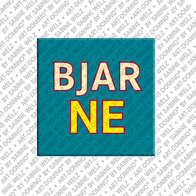 MAGNET-STORIES BJARNE - Magnet mit dem Vornamen BJARNE