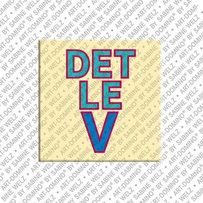 MAGNET-STORIES DETLEV - Aimant avec le nom DETLEV