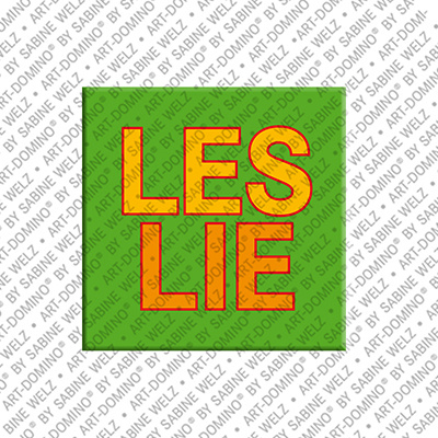 MAGNET-STORIES LESLIE - Magnet with the name LESLIE