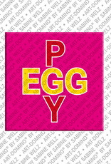MAGNET-STORIES PEGGY - Magnet mit dem Vornamen PEGGY