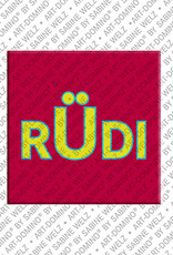 MAGNET-STORIES RÜDI - Aimant avec le nom RÜDI
