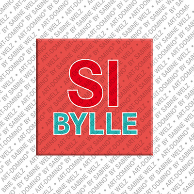 MAGNET-STORIES SIBYLLE - Magnet mit dem Vornamen SIBYLLE