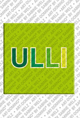 ART-DOMINO® BY SABINE WELZ Ulli - Magnet mit dem Vornamen Ulli