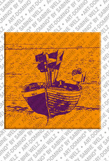 MAGNET-STORIES Rügen - Bateau sur la plage de Binz