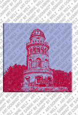 ART-DOMINO® BY SABINE WELZ Rügen - Denkmal - E.-M.-Arndt-Turm