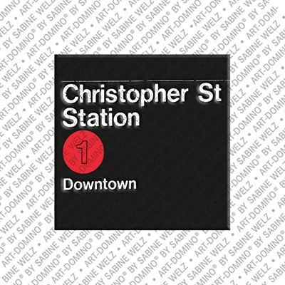 ART-DOMINO® BY SABINE WELZ New York – Subway Station Christopher Street 2