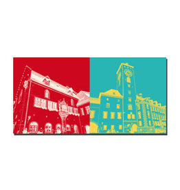 ART-DOMINO® BY SABINE WELZ Leinwandbild - Regensburg - 7503