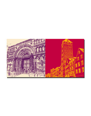 MAGNET-STORIES Regensburg - Romanische Schottenkirche + Goldener Turm - Patrizierturm