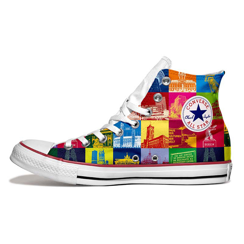 ART-DOMINO® BY SABINE WELZ Chucks avec des motifs de Berlin