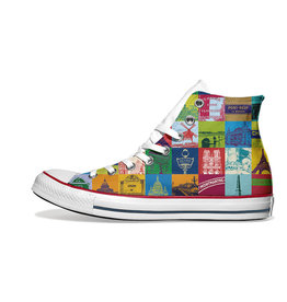 ART-DOMINO® BY SABINE WELZ Chucks - France - Avec des motifs de Paris