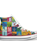 ART-DOMINO® BY SABINE WELZ Chucks avec des motifs de Paris