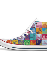 ART-DOMINO® BY SABINE WELZ Chucks avec des motifs de Hamburg