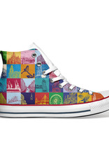 ART-DOMINO® BY SABINE WELZ Chucks with Hamburg - motifs