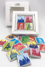 MAGNET-STORIES Chocolat à motifs Deutschland dans une boîte