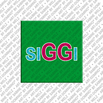 MAGNET-STORIES SIGGI - Magnet mit dem Vornamen SIGGI