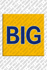 MAGNET-STORIES BIG - Magnet with the name BIG