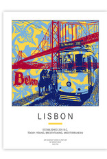 ART-DOMINO® BY SABINE WELZ Poster - Lisbon