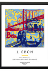 ART-DOMINO® BY SABINE WELZ Poster - Lisbon