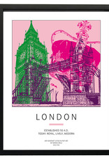 ART-DOMINO® BY SABINE WELZ Poster - London