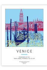 ART-DOMINO® BY SABINE WELZ Affiche - Venise