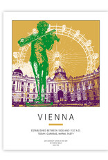 ART-DOMINO® BY SABINE WELZ Poster - Vienna