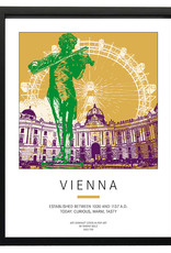 ART-DOMINO® BY SABINE WELZ Poster - Vienna