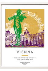 ART-DOMINO® BY SABINE WELZ Poster - Vienna