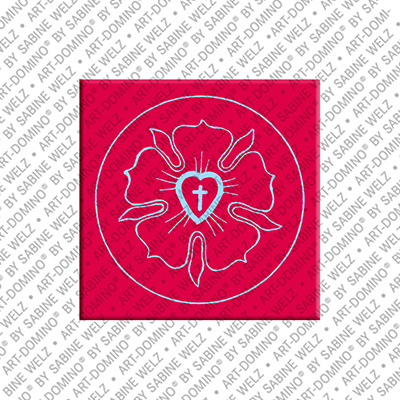 ART-DOMINO® BY SABINE WELZ Eisleben – Lutherrose