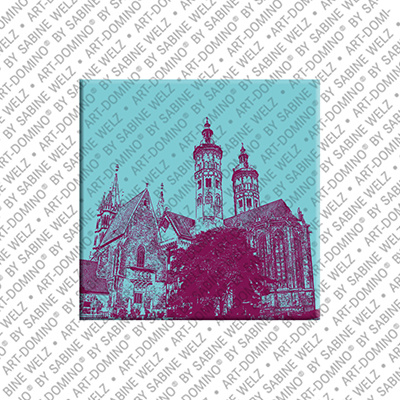 ART-DOMINO® BY SABINE WELZ Naumburg – Naumburger Dom - Osttürme + Ostchor