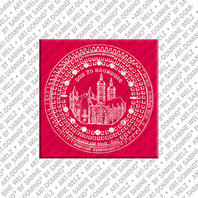 MAGNET-STORIES Naumburg – Bodendeckel mit Dom-Ansicht