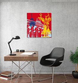 MAGNET-STORIES Canvas Art - City-Collage-Berlin