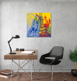 MAGNET-STORIES Canvas Art - Spain - City-Collage-Barcelona