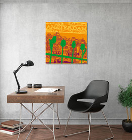 MAGNET-STORIES Art sur toile - Hollande - City-Collage-Amsterdam
