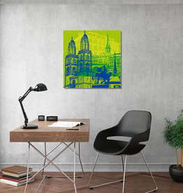 MAGNET-STORIES Art sur toile - Suisse - City-Collage-Zurich