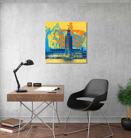 MAGNET-STORIES Canvas Art - Sweden - City-Collage-Stockholm
