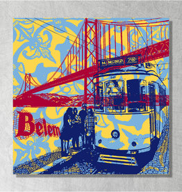 MAGNET-STORIES Canvas Art - Portugal - City-Collage-Lisbon