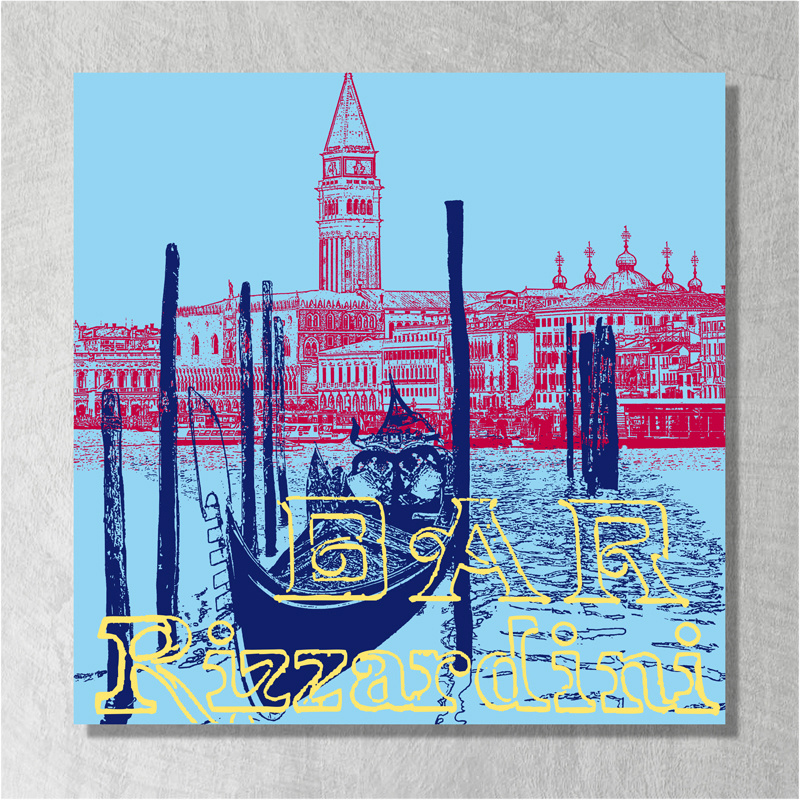 ART-DOMINO® BY SABINE WELZ Venice - City-Collage