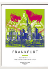 ART-DOMINO® BY SABINE WELZ Affiche - Allemagne - Francfort