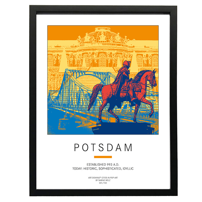 ART-DOMINO® BY SABINE WELZ Poster - Germany - Potsdam