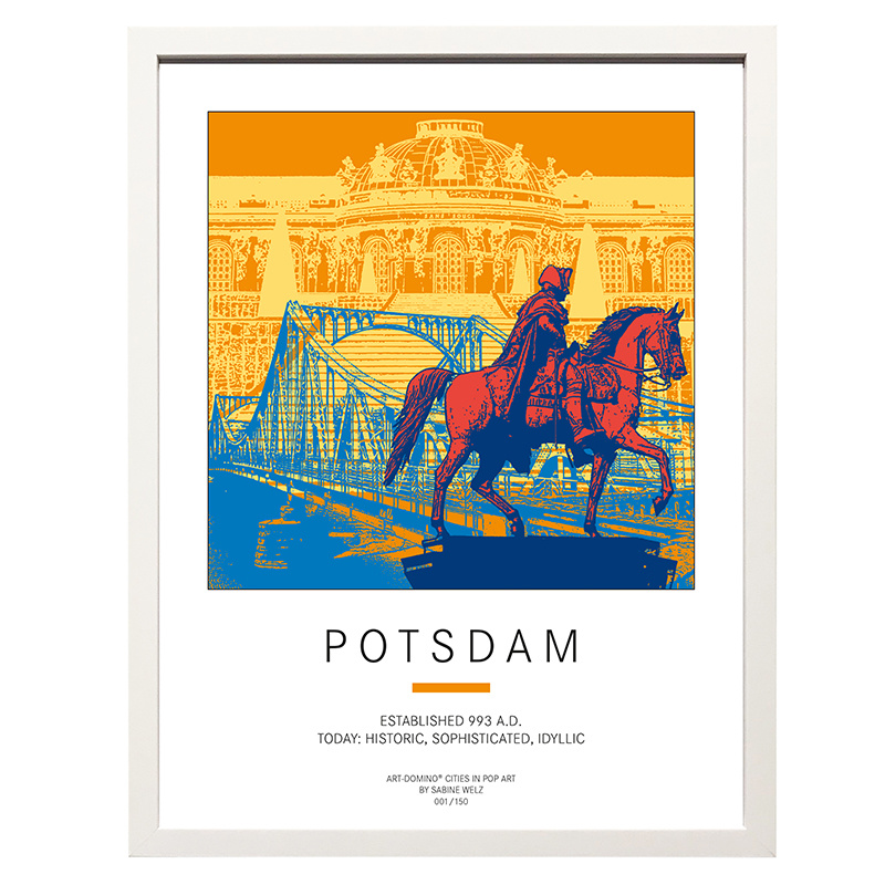 ART-DOMINO® BY SABINE WELZ Poster - Potsdam